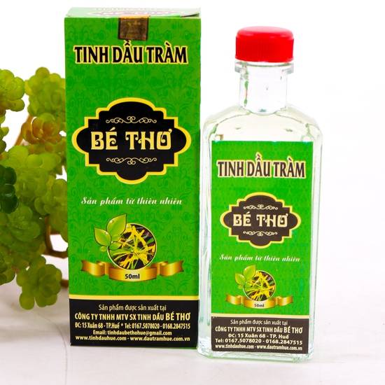 In hộp tinh dầu tràm In hộp tinh dầu tràm